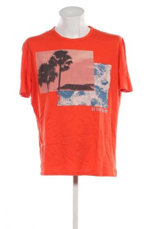 Herren T-Shirt Tom Tailor, Größe 3XL, Farbe Orange, Preis 12,99 €