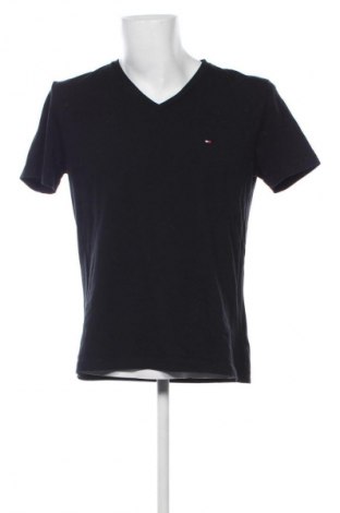Męski T-shirt Tommy Hilfiger, Rozmiar XL, Kolor Niebieski, Cena 165,99 zł