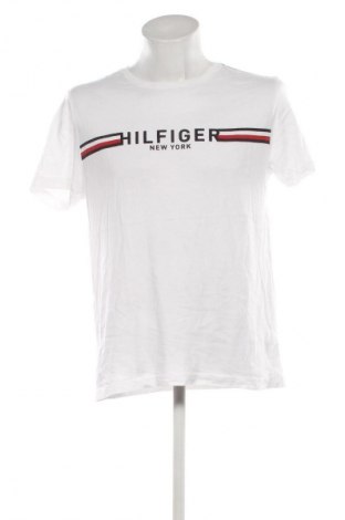 Tricou de bărbați Tommy Hilfiger, Mărime L, Culoare Alb, Preț 203,99 Lei