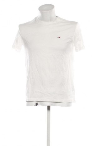 Herren T-Shirt Tommy Jeans, Größe M, Farbe Weiß, Preis 43,99 €