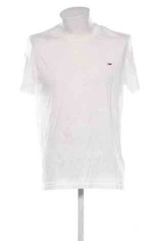 Herren T-Shirt Tommy Jeans, Größe XL, Farbe Weiß, Preis 53,99 €