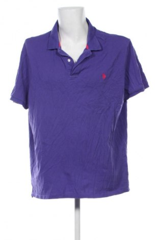 Męski T-shirt U.S. Polo Assn., Rozmiar 4XL, Kolor Fioletowy, Cena 115,99 zł