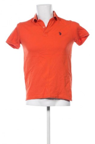 Herren T-Shirt U.S. Polo Assn., Größe S, Farbe Orange, Preis 24,55 €