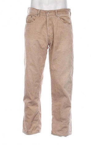 Pantaloni raiați de bărbați Lee Cooper, Mărime M, Culoare Bej, Preț 83,99 Lei