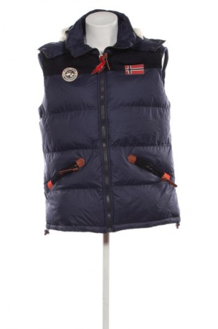 Ανδρικό γιλέκο Geographical Norway, Μέγεθος L, Χρώμα Μπλέ, Τιμή 152,99 €