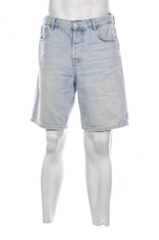 Pantaloni scurți de bărbați Zara, Mărime M, Culoare Albastru, Preț 53,00 Lei