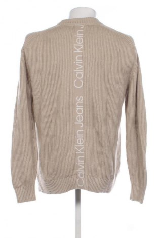 Herrenpullover Calvin Klein Jeans, Größe L, Farbe Ecru, Preis 132,99 €