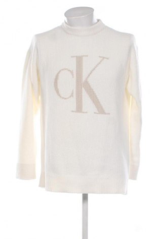 Herrenpullover Calvin Klein Jeans, Größe S, Farbe Weiß, Preis 109,99 €