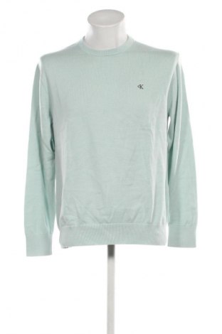 Pulover de bărbați Calvin Klein Jeans, Mărime L, Culoare Verde, Preț 329,99 Lei