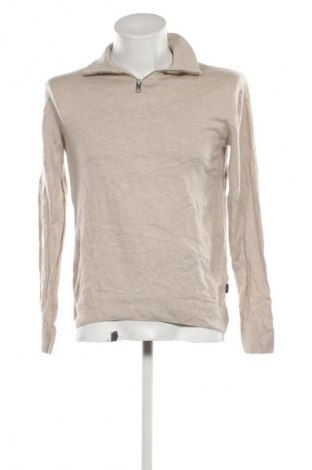 Herrenpullover Jack & Jones, Größe M, Farbe Beige, Preis € 13,99