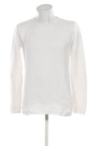 Herrenpullover Smog, Größe M, Farbe Weiß, Preis 18,00 €