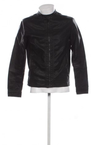 Herren Lederjacke Jack & Jones, Größe M, Farbe Schwarz, Preis € 43,99