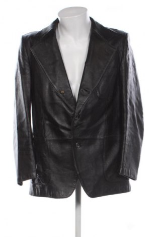 Geacă de piele pentru bărbati Unbranded, Mărime XL, Culoare Negru, Preț 313,83 Lei