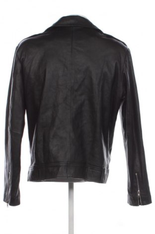 Geacă de piele pentru bărbati Unbranded, Mărime XL, Culoare Negru, Preț 318,16 Lei
