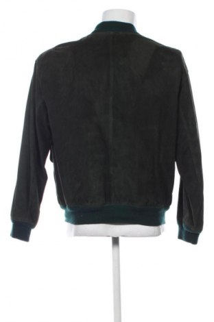 Geacă de piele pentru bărbati Unbranded, Mărime M, Culoare Verde, Preț 183,99 Lei