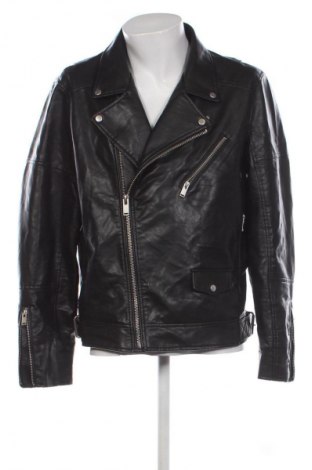 Geacă de piele pentru bărbati Zara, Mărime XXL, Culoare Negru, Preț 186,82 Lei