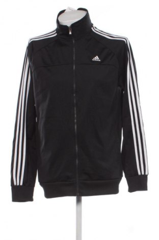 Ανδρική αθλητική ζακέτα Adidas, Μέγεθος L, Χρώμα Μαύρο, Τιμή 32,99 €