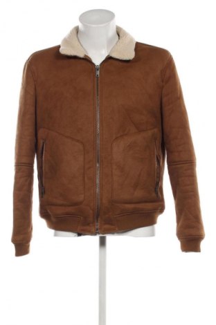 Ανδρικό μπουφάν Pull&Bear, Μέγεθος L, Χρώμα Καφέ, Τιμή 37,99 €
