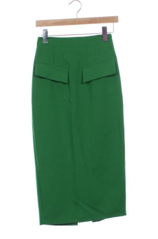 Fustă Zara, Mărime XS, Culoare Verde, Preț 85,99 Lei