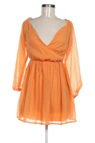 Рокля Boohoo, Размер S, Цвят Оранжев, Цена 30,99 лв.
