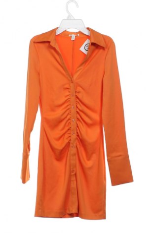 Рокля H&M, Размер XS, Цвят Оранжев, Цена 31,99 лв.