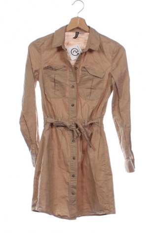 Рокля H&M Divided, Размер XS, Цвят Кафяв, Цена 28,88 лв.