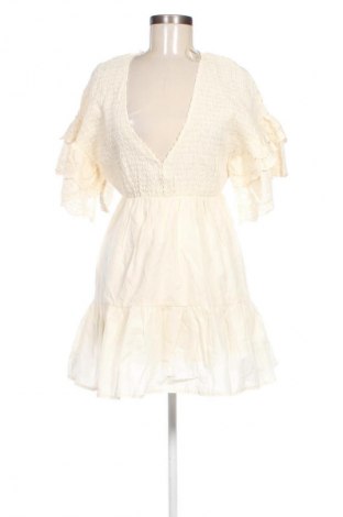 Kleid Zara, Größe M, Farbe Ecru, Preis 20,50 €