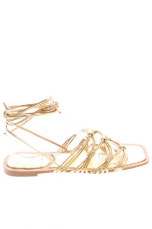 Sandale Zara, Mărime 38, Culoare Auriu, Preț 192,00 Lei