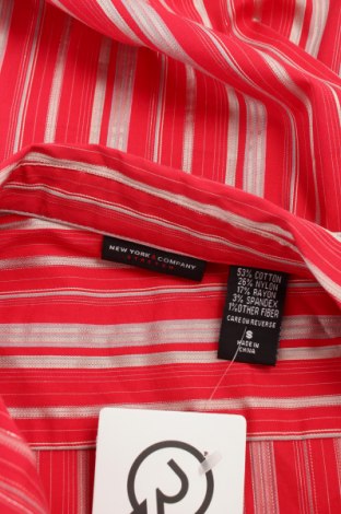 Γυναικείο πουκάμισο New York & Company, Μέγεθος S, Χρώμα Κόκκινο, Τιμή 10,52 €