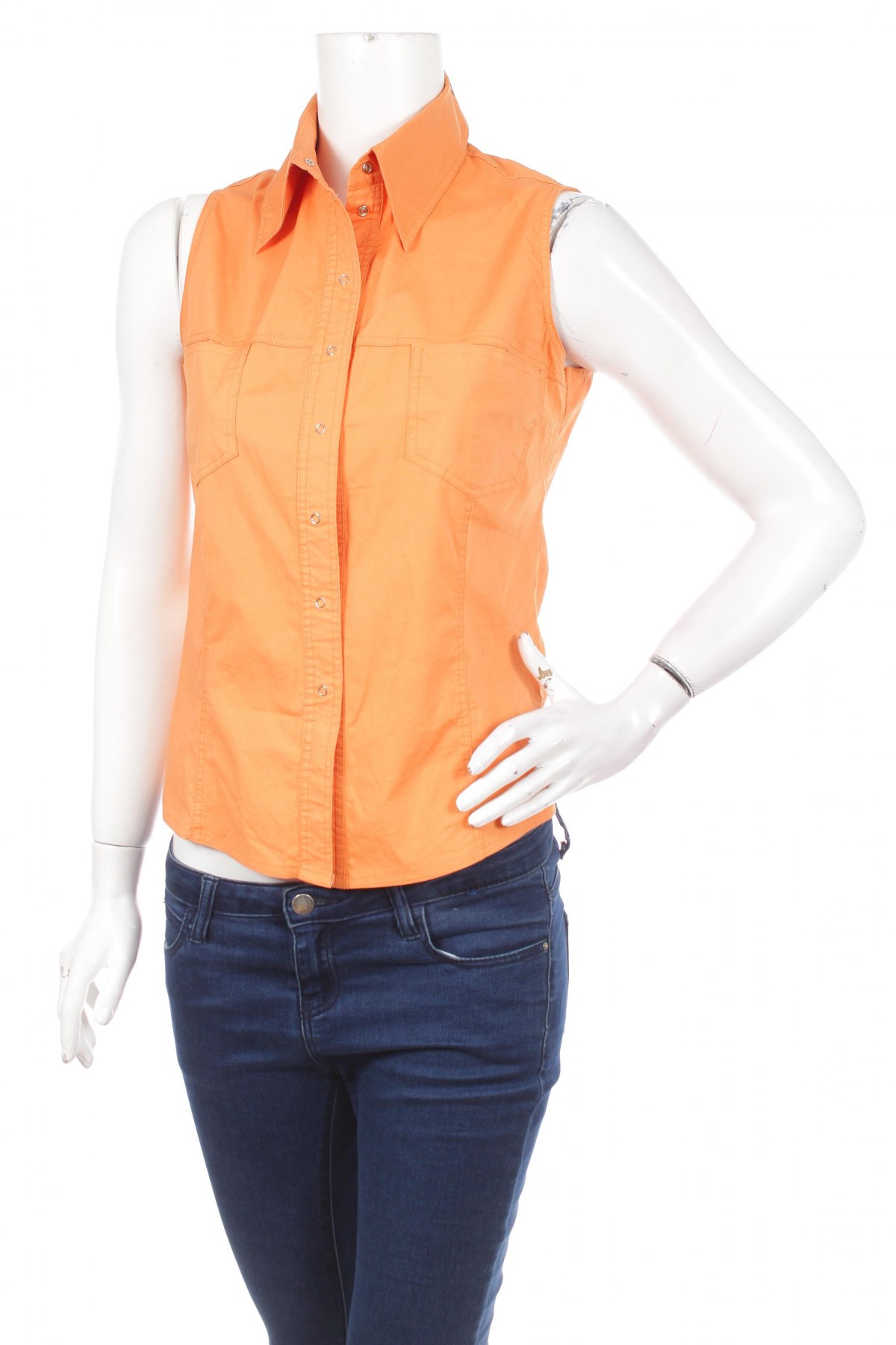 Γυναικείο πουκάμισο, Μέγεθος M, Χρώμα Πορτοκαλί, Τιμή 11,34 €