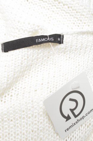 Дамски пуловер Famous, Размер M, Цвят Екрю, Цена 26,35 лв.