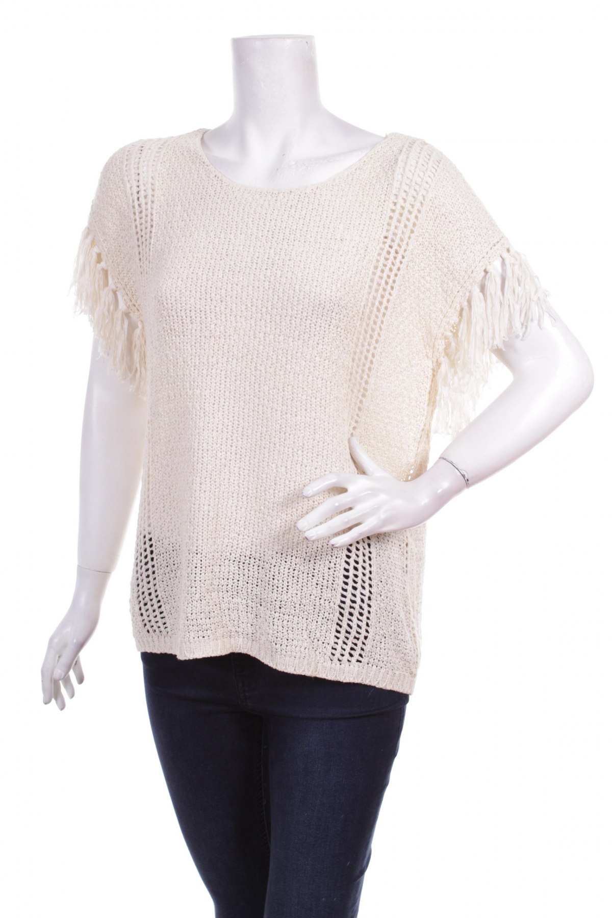 Дамски пуловер Casual By Gemo, Размер M, Цвят Екрю, Цена 28,90 лв.