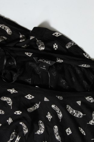 Γυναικεία μπλούζα Monki, Μέγεθος XS, Χρώμα Μαύρο, Τιμή 16,08 €