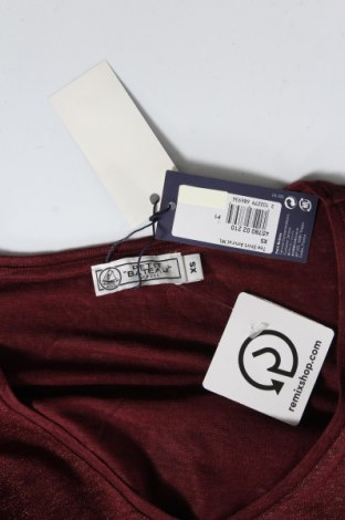 Γυναικεία μπλούζα Petit Bateau, Μέγεθος XS, Χρώμα Κόκκινο, Λινό, Τιμή 27,53 €