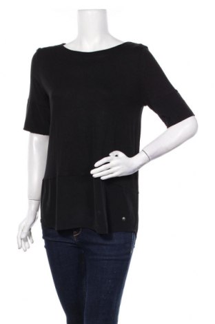 Дамска блуза S.Oliver, Размер S, Цвят Черен, Вискоза, полиестер, Цена 10,40 лв.