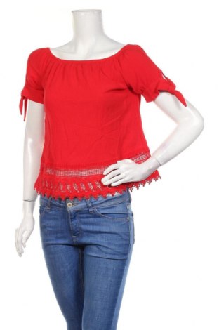 Damen Shirt Vero Moda, Größe S, Farbe Rot, Viskose, Preis 10,85 €