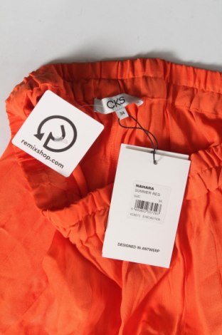 Γυναικείο κοντό παντελόνι CKS, Μέγεθος XS, Χρώμα Πορτοκαλί, Βισκόζη, Τιμή 8,04 €