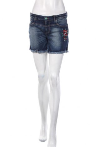 Дамски къс панталон H.i.s, Размер M, Цвят Син, 98% памук, 2% еластан, Цена 14,56 лв.