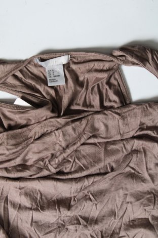 Γυναικείο αμάνικο μπλουζάκι H&M, Μέγεθος S, Χρώμα Καφέ, Βισκόζη, Τιμή 7,50 €