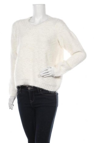 Γυναικείο πουλόβερ Object, Μέγεθος L, Χρώμα Λευκό, 54% βαμβάκι, 34% πολυαμίδη, 12%ακρυλικό, Τιμή 27,83 €