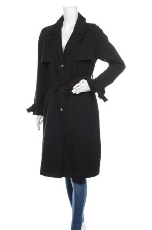 Dámský přechodný kabát  Vero Moda, Velikost S, Barva Černá, 77% polyester, 18% viskóza, 5% elastan, Cena  488,00 Kč