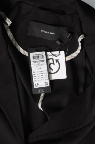 Dámský přechodný kabát  Vero Moda, Velikost S, Barva Černá, 77% polyester, 18% viskóza, 5% elastan, Cena  1 076,00 Kč