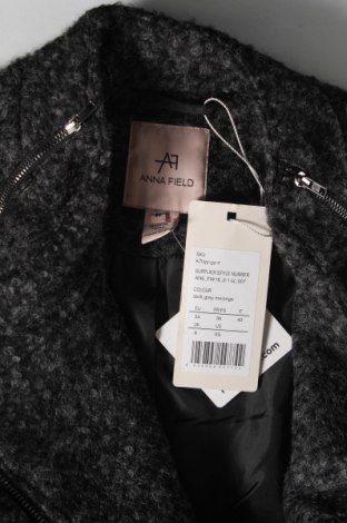 Γυναικείο παλτό Anna Field, Μέγεθος XS, Χρώμα Γκρί, 70% πολυεστέρας, 30% μαλλί, Τιμή 57,60 €