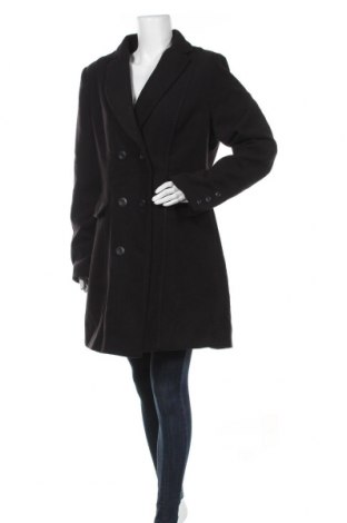 Дамско палто Flame, Размер XXL, Цвят Черен, 68% полиестер, 30% вискоза, 2% еластан, Цена 54,60 лв.