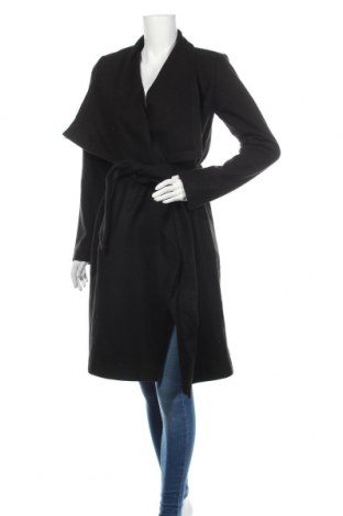 Γυναικείο παλτό Kiomi, Μέγεθος L, Χρώμα Μαύρο, 49%ακρυλικό, 47% πολυεστέρας, 4% μαλλί, Τιμή 47,09 €