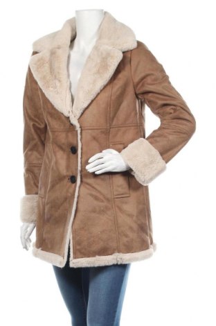 Дамско палто Pepe Jeans, Размер S, Цвят Кафяв, Полиестер, Цена 246,75 лв.