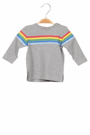 Dziecięca bluzka Name It, Rozmiar 2-3m/ 56-62 cm, Kolor Szary, 95% bawełna, 5% elastyna, Cena 11,21 zł