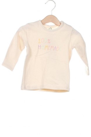 Dziecięca bluzka Name It, Rozmiar 3-6m/ 62-68 cm, Kolor ecru, 95% bawełna, 5% elastyna, Cena 10,95 zł