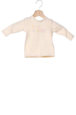 Bluză pentru copii Name It, Mărime 3-6m/ 62-68 cm, Culoare Bej, 95% bumbac, 5% elastan, Preț 18,09 Lei