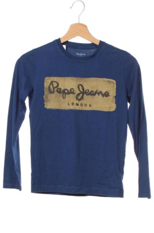 Bluză pentru copii Pepe Jeans, Mărime 11-12y/ 152-158 cm, Culoare Albastru, Bumbac, Preț 56,04 Lei